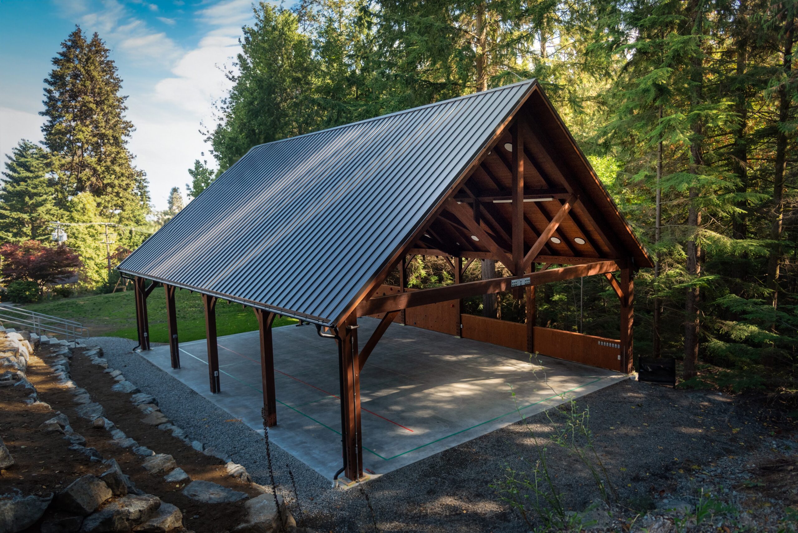 Here are 5 outdoor timber frame structures that would make great additions to your home.